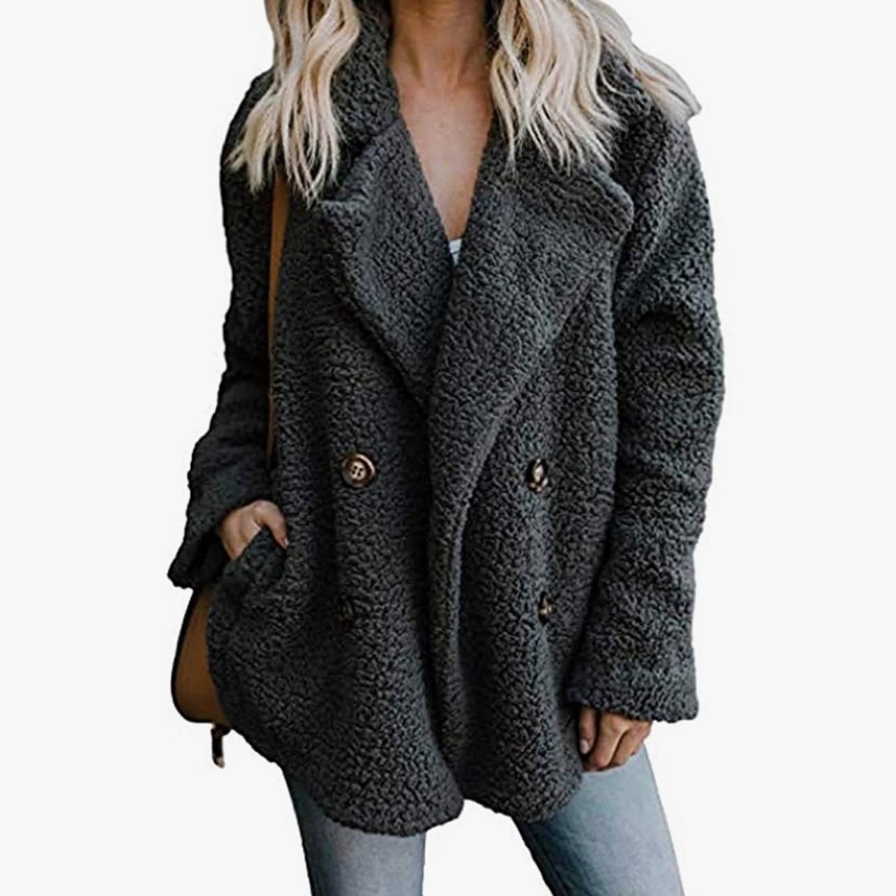 Fluffy Sherpa Fleece Coat